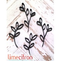 Acrylique - Branche - Noir mat